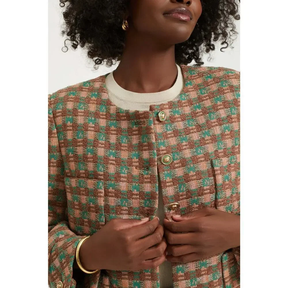 TUCKERNUCK Neapolitan Tweed Graham Jacket Size XXS NWT Retail $328 Tuckernuck
